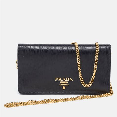 prada move leather wallet-on-chain|prada wallet black woman.